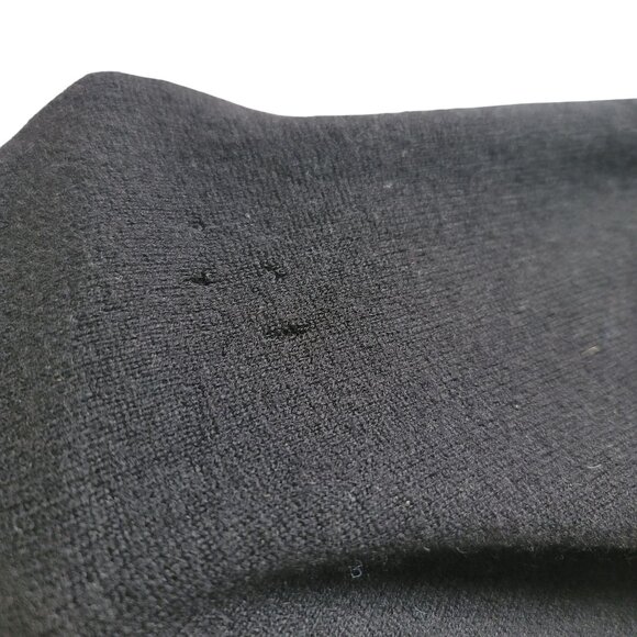 Nancy Heller Sweater Black 1X 100% Cashmere Long Sleeve High Neck Vintage READ - Picture 7 of 7
